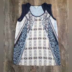 CAbi ize Small women's sleeveless tunic blouse